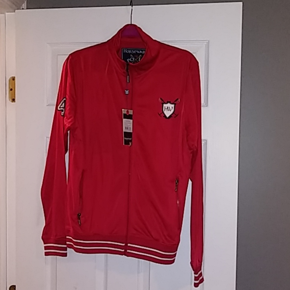 Horseware red track jacket